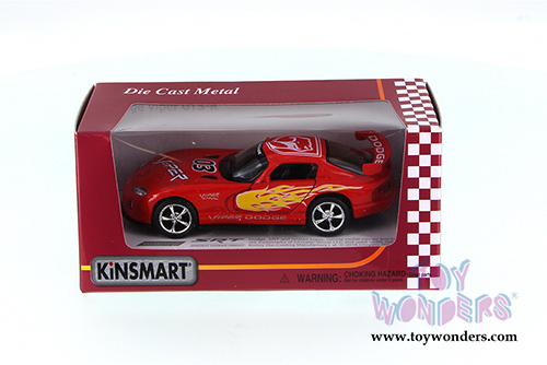 Kinsmart - Dodge Viper Race Car #03 (1/36 scale diecast model car, Red) 5039FWR