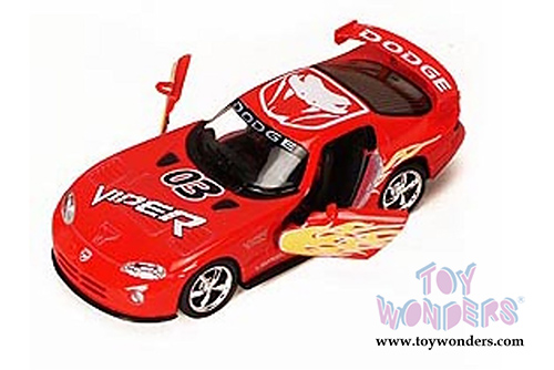 Kinsmart - Dodge Viper Race Car #03 (1/36 scale diecast model car, Red) 5039FWR