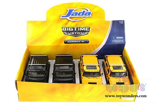 Jada Toys Dub City - Hummer H2 SUV (1/24 scale diecast model car, Asstd.) 50549FU/24