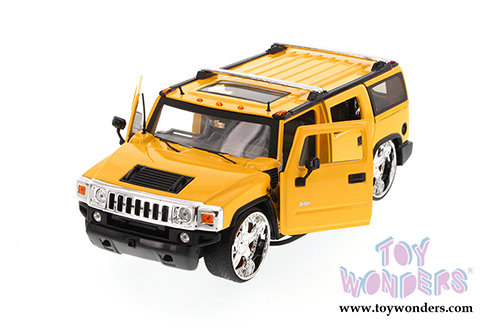 Jada Toys Dub City - Hummer H2 SUV (1/24 scale diecast model car, Asstd.) 50549FU/24