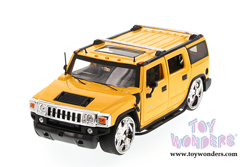 Jada Toys Dub City - Hummer H2 SUV (1/24 scale diecast model car, Asstd.) 50549FU/24