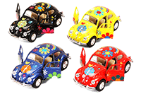 Kinsmart - Volkswagen Beetle Hardtop w/ Decals (1967, 1/32 scale diecast model car, Asstd.) 5057DF