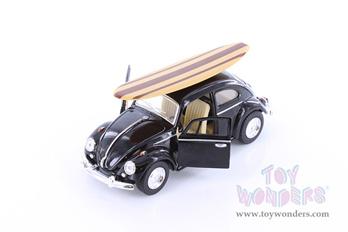 5057DS1 Kinsmart 1967 Volkswagen Classic Beetle Black Diecast Model Car
