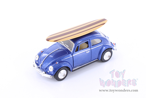 5057DS1 Kinsmart 1967 Volkswagen Classic Beetle Blue Diecast Model Car