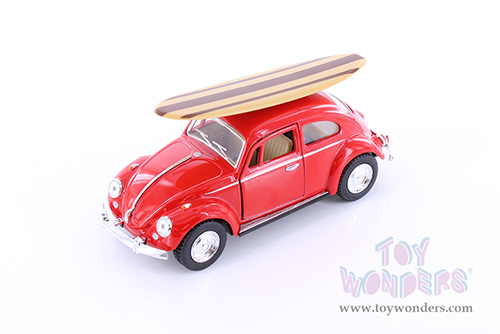 5057DS1 Kinsmart 1967 Volkswagen Classic Beetle Red Diecast Model Car