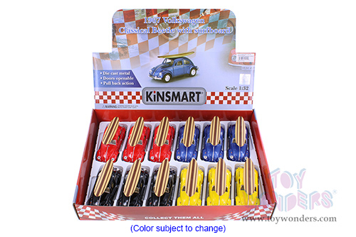 5057DS1 Kinsmart 1967 Volkswagen Classic Beetle Diecast Model Car Display Box Package