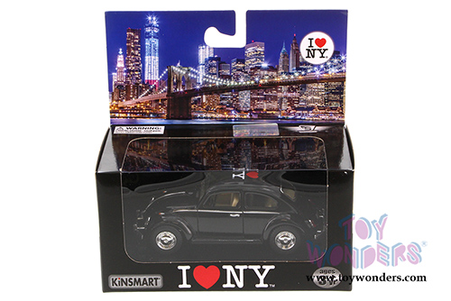 Showcasts Collectibles - I Love New York Volkswagen Classic Beetle Hardtop (1/32 scale diecast model car, Asstd.) 5057W-ILNY