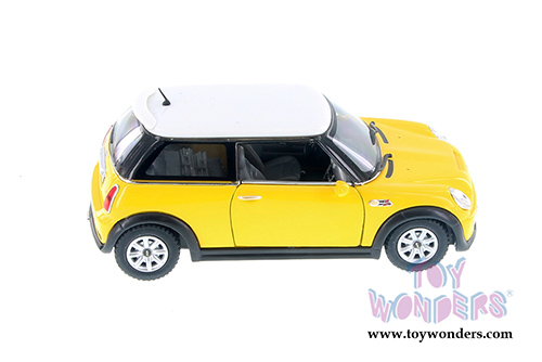 5059SD Kinsmart Mini Cooper S Yellow Diecast Model Car