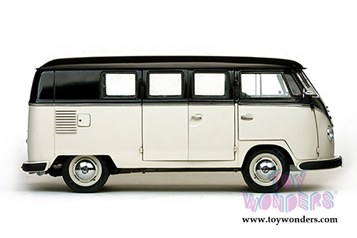 Sun Star - Volkswagen Minibus (1958, 1/12 scale diecast model car, Black/ Beige Gray) 5064