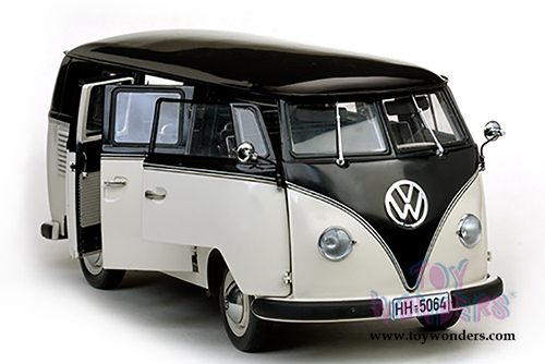 Sun Star - Volkswagen Minibus (1958, 1/12 scale diecast model car, Black/ Beige Gray) 5064