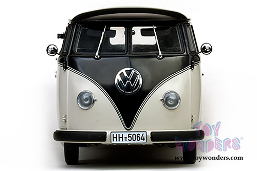 Sun Star - Volkswagen Minibus (1958, 1/12 scale diecast model car, Black/ Beige Gray) 5064
