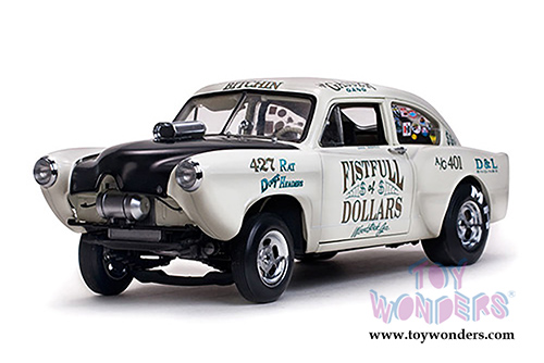 Sun Star - Kaiser Henry J. Gasser Fist Full of Dollars Hard Top (1951, 1/18 scale diecast model car, White) 5099