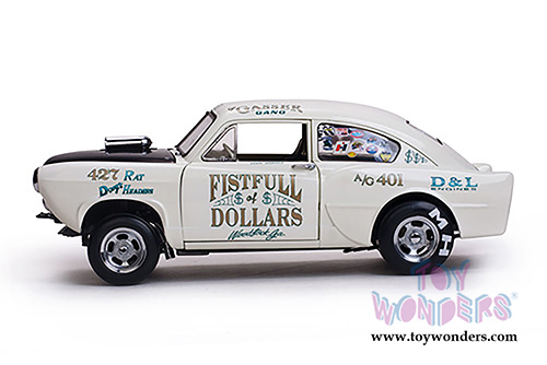 Sun Star - Kaiser Henry J. Gasser Fist Full of Dollars Hard Top (1951, 1/18 scale diecast model car, White) 5099
