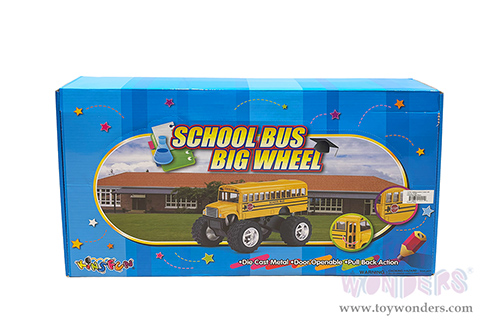 Kinsmart - School Bus Big Wheel (5", Asstd.) 5108D