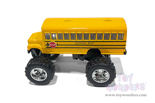 Kinsmart - School Bus Big Wheel (5", Asstd.) 5108D