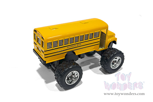 Kinsmart - School Bus Big Wheel (5", Asstd.) 5108D