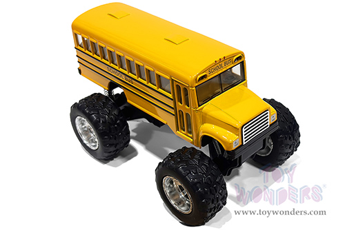 Kinsmart - School Bus Big Wheel (5", Asstd.) 5108D