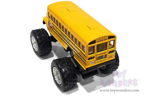 Kinsmart - School Bus Big Wheel (5", Asstd.) 5108D