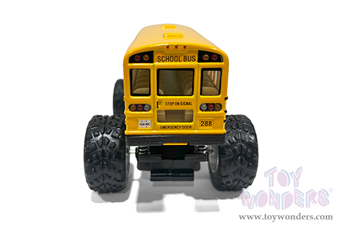 Kinsmart - School Bus Big Wheel (5", Asstd.) 5108D