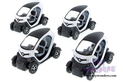 Kinsmart - Renault Twizy (5" diecast model car, White) 5111DWH