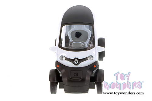 Kinsmart - Renault Twizy (5" diecast model car, White) 5111DWH