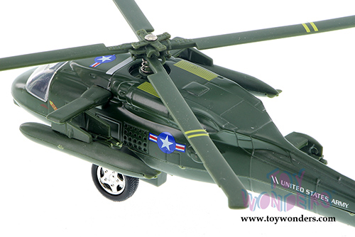 X-Force Commander U.S. Army Black Hawk Helicopter (8" diecast model, Asstd.) 51260