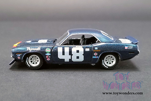 Greenlight/ACME - Dan Gurney 1970 Trans Am Plymouth Barracuda #48 (1970, 1/64 scale diecast model car, Blue) 51263