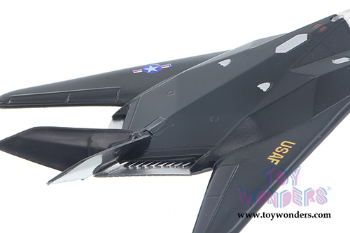 X-Force Commander F-117A Night Hawk aircraft (8.5" diecast model, Black) 51285