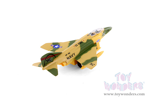 X Force Commander - F-4 Phantom USS Midway Jet (7", diecast model, Asstd.) 51310