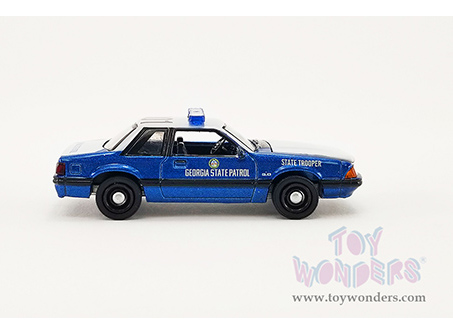 Greenlight/ACME - Ford Mustang SSP - Georgia State Patrol (1989, 1/64 scale diecast model car, Blue/White) 51408