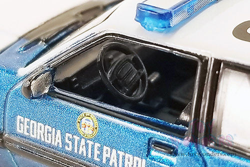 Greenlight/ACME - Ford Mustang SSP - Georgia State Patrol (1989, 1/64 scale diecast model car, Blue/White) 51408