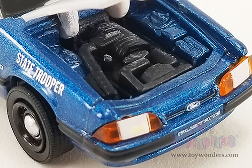 Greenlight/ACME - Ford Mustang SSP - Georgia State Patrol (1989, 1/64 scale diecast model car, Blue/White) 51408