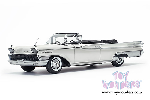 Sun Star Platinum - Mercury Park Lane Open Convertible (1959, 1/18 scale diecast model car, Marble White) 5154