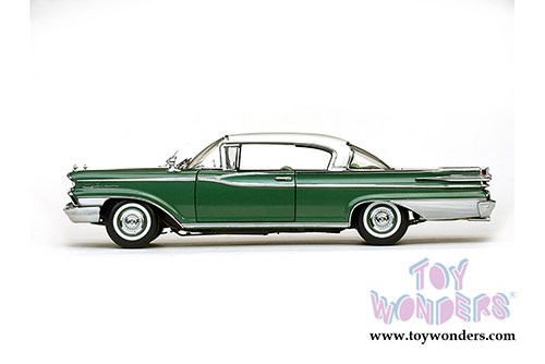 Sun Star Platinum - Mercury Park Lane Hardtop (1959, 1/18 scale diecast model car, Marble White/Sherwood Green) 5164
