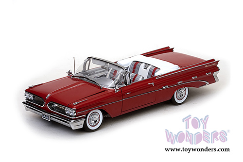 Sun Star Platinum - Pontiac Bonneville Open Convertible (1959, 1/18 scale diecast model car, Mandalay Red) 5183