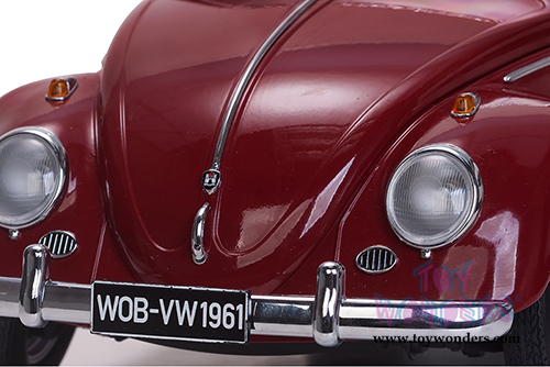 Sun Star - Volkswagen Beetle Saloon Hard Top (1961, 1/12 scale diecast model car, Ruby Red) 5210