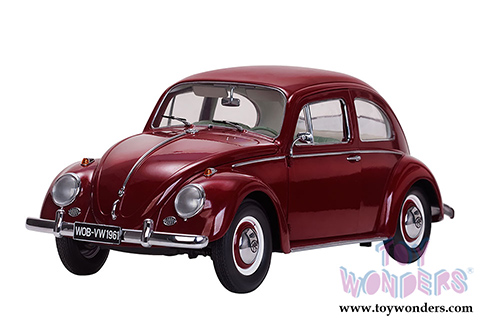 Sun Star - Volkswagen Beetle Saloon Hard Top (1961, 1/12 scale diecast model car, Ruby Red) 5210