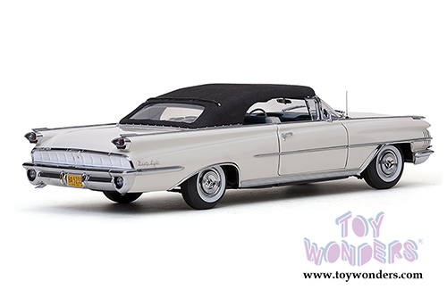 Sun Star Platinum - Oldsmobile "98" Closed Convertible (1959, 1/18 scale diecast model car, Black/Polaris White) 5233
