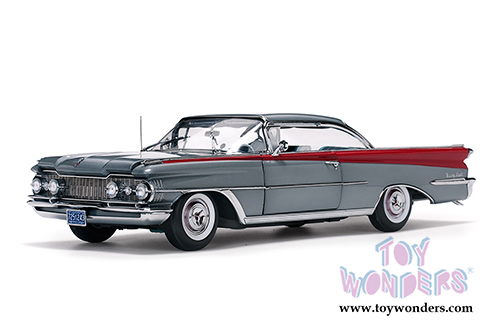Sun Star Platinum - Oldsmobile "98" Hardtop (1959, 1/18 scale diecast model car, Silver Mist/Cardinal Red) 5243
