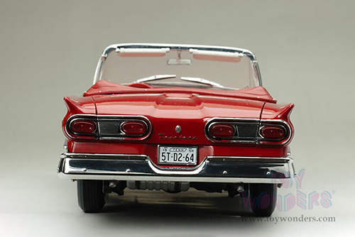 Sun Star Platinum - Ford Fairlane 500 Open Convertible (1958, 1/18 scale diecast model car, Torch Red/Raven Black) 5264