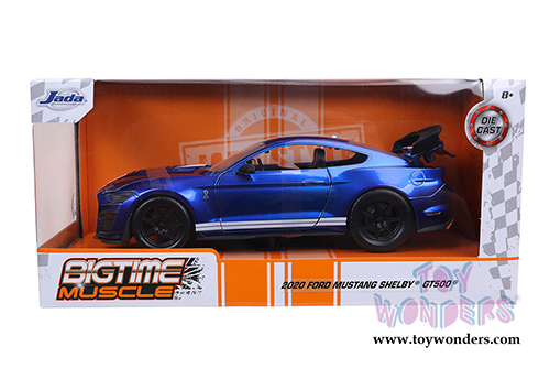 Jada Toys Bigtime Muscle - Ford Mustang Shelby GT500 Assorted Pack Wave 162 Hardtop (2020, 1/24 scale diecast model car, Asstd.) 53003-W162GT