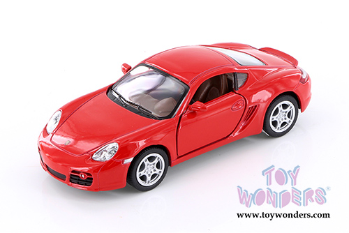 Kinsmart - Porsche Cayman S Hardtop (1/34 scale diecast model car, Red) 5307DR