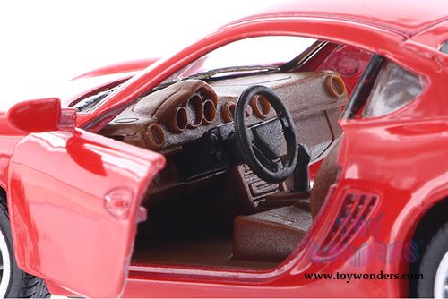 Kinsmart - Porsche Cayman S Hardtop (1/34 scale diecast model car, Red) 5307DR