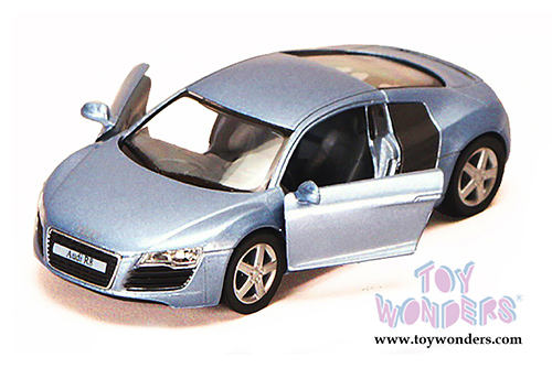 Kinsmart - Audi R8 Hard Top (1/36 scale diecast model car, Blue) 5315WBU
