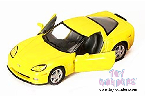 5320WYL Kinsmart Yellow 2007 Chevy Corvette Z06 Diecast Model Car