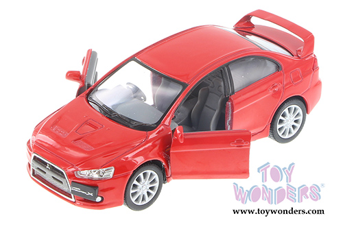 5329D Kinsmart 2008 Mitsubishi Lancer Evolution X Red Diecast Model Car