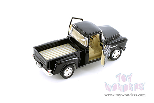 5330DBK Kinsmart 1955 Chevy Stepside Pickup Truck Diecast Model Car