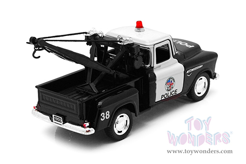 5330WP Kinsmart 1955 Chevrolet Stepside Police Tow Truck Diecast Model Car