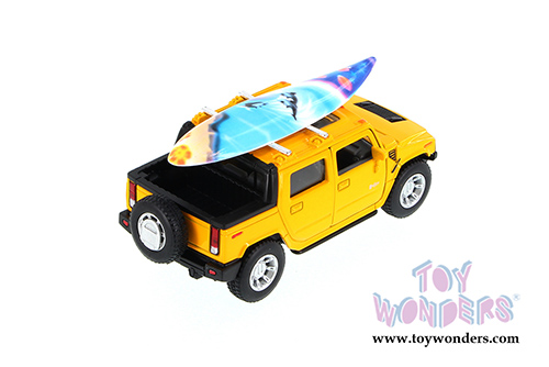 Kinsmart - Hummer H2 SUT with Surfboard (2005, 1/40 scale die cast model car, Asstd.) 5337/97DS1