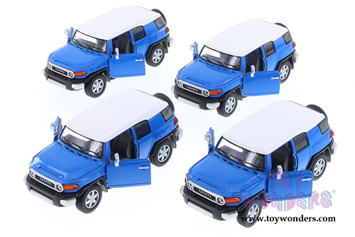 Kinsmart - Toyota FJ Cruiser SUV (1/36 scale diecast model car, Blue) 5343DBU